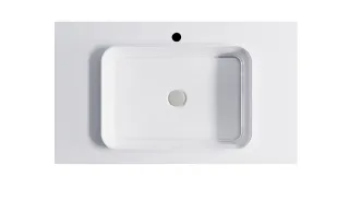 Тумба с раковиной Astra-Form Фрейм 4631177713934 100 см голубой матовый